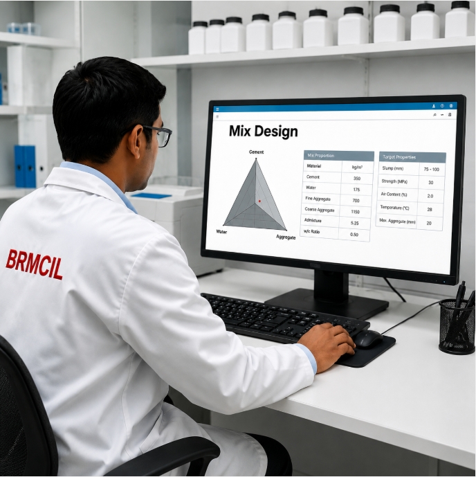 BRMCIL concrete mix design