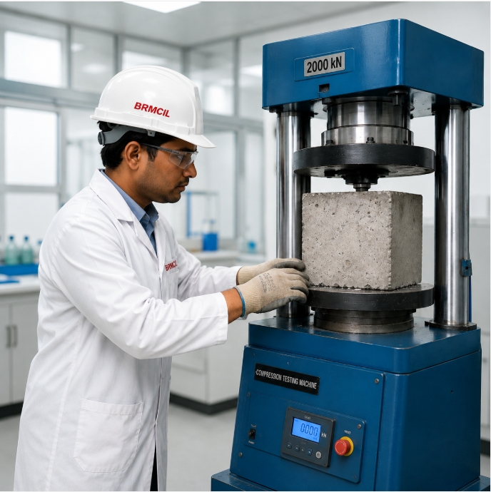 BRMCIL concrete quality testing